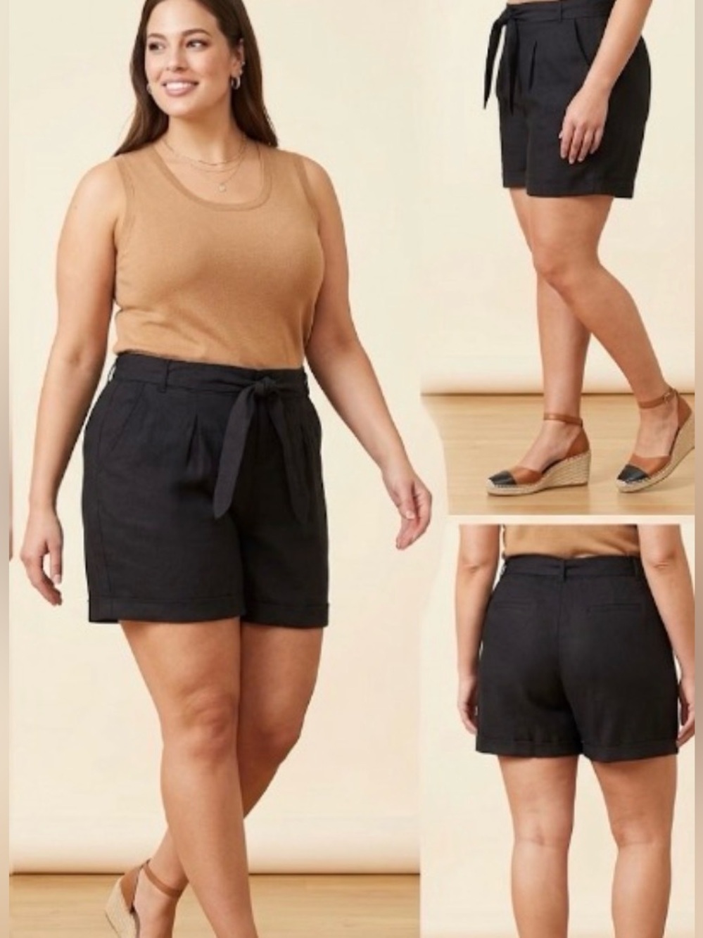 Torrid size 18 black shorts